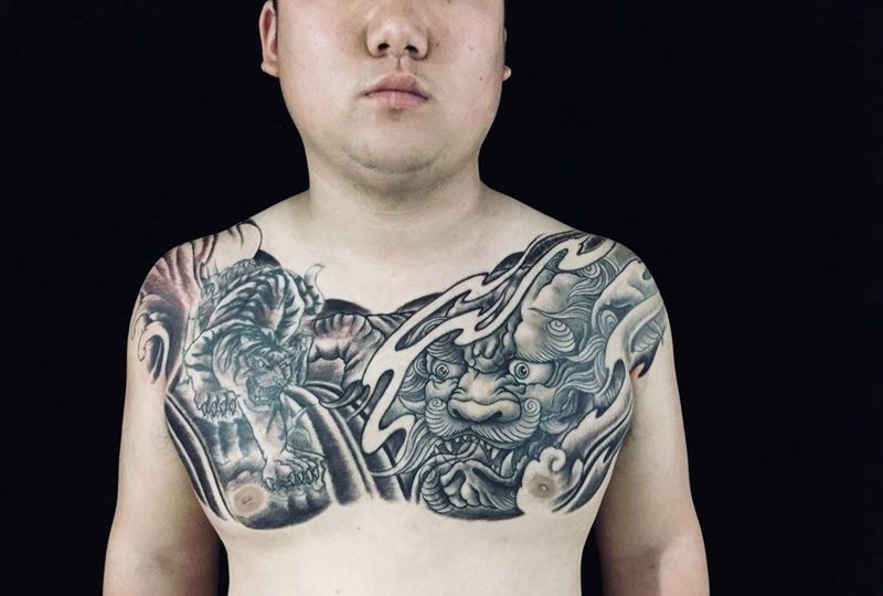 老纹身添加纹身图片