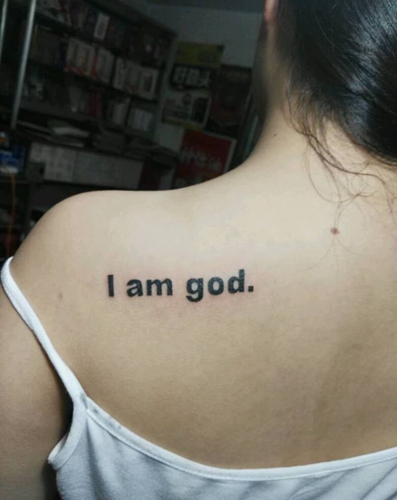 字母，纹身图片