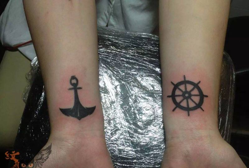 小清新纹身图片_手部纹身图案