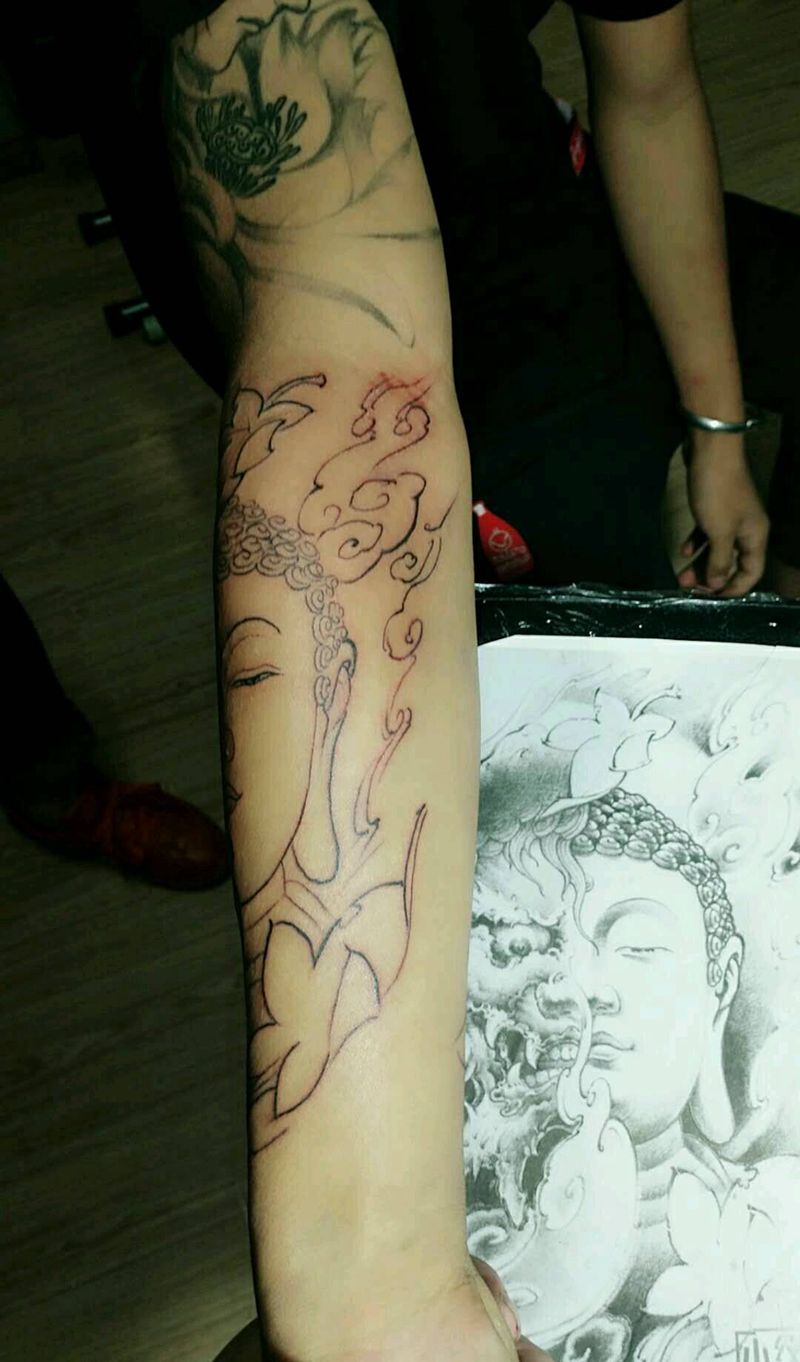 一念之间纹身图片