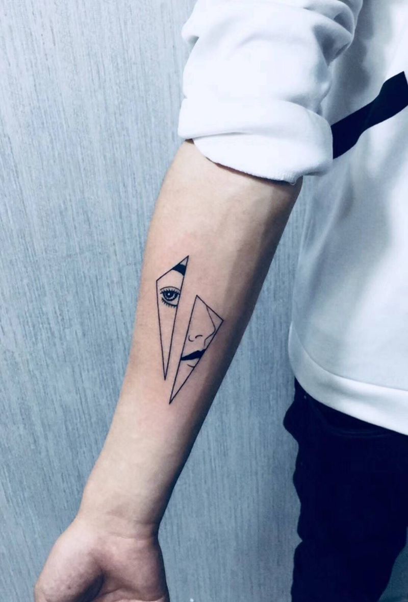 手臂个性小图纹身图片_成品手臂清新纹身图案