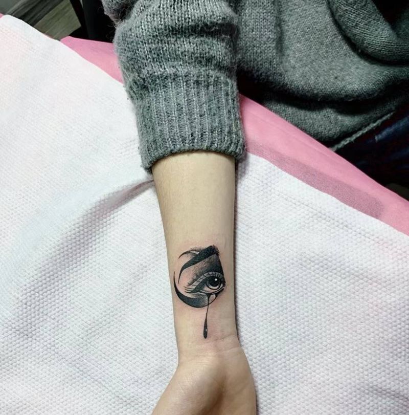 深邃纹身图片_手臂欧美写实纹身图案