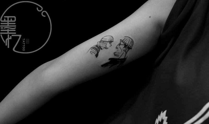 又见杀手不太冷纹身图片