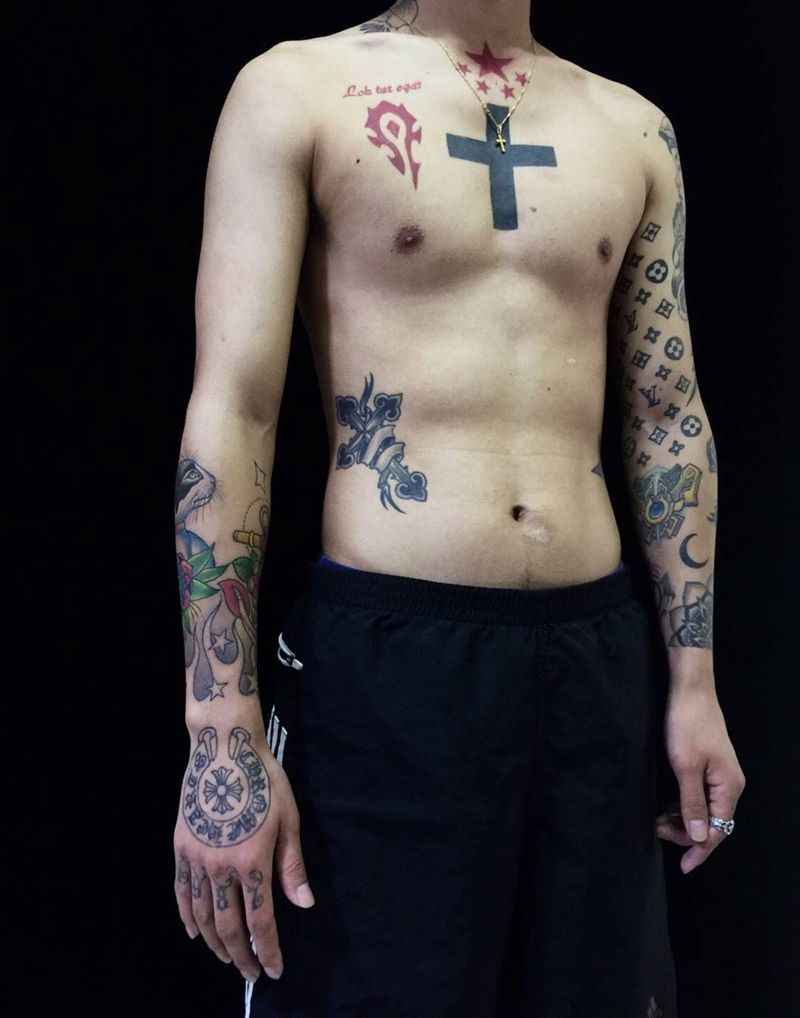 欧美风纹身图片