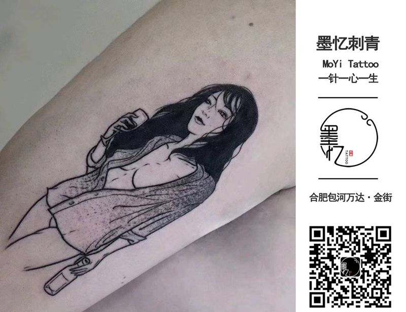 女人纹身图片_Old School纹身图案