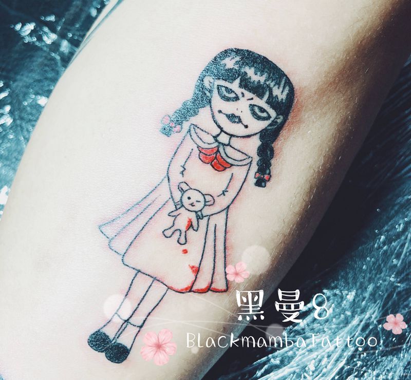 娃娃纹身图片