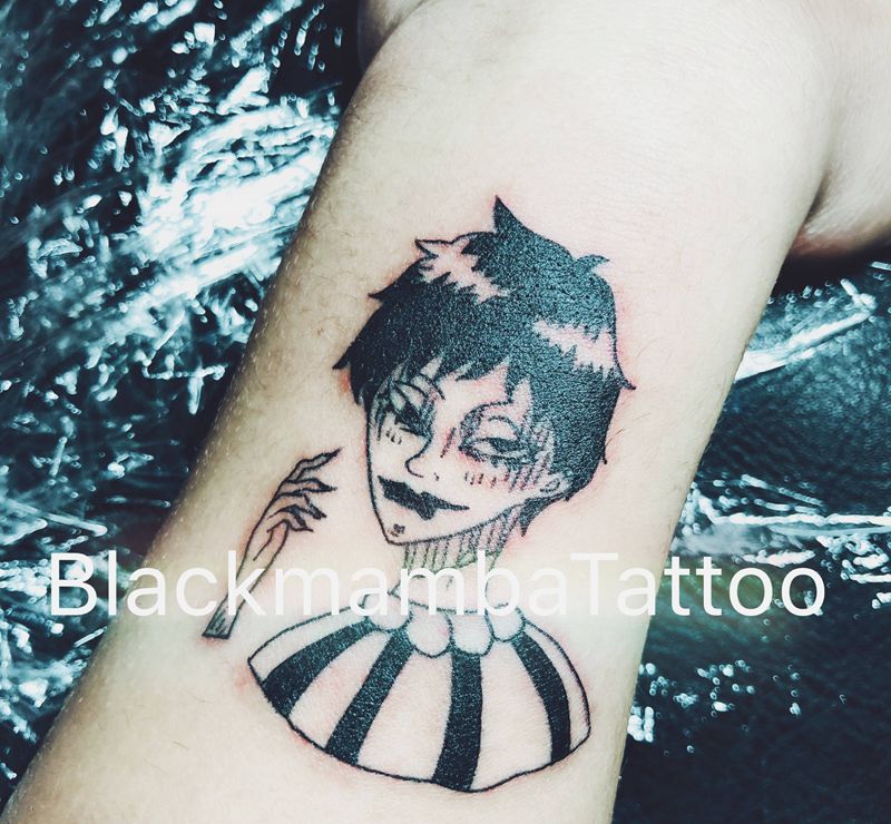 暗黑Boy纹身图片