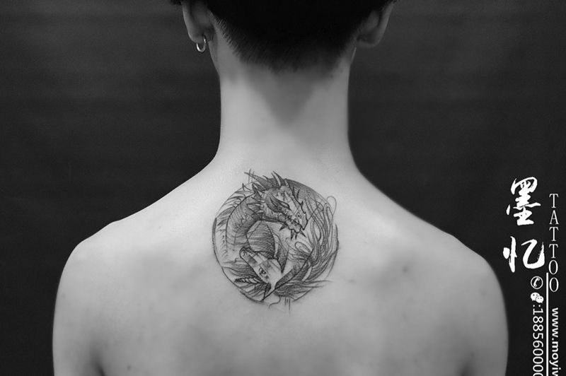 白龙马和唐三藏纹身图片