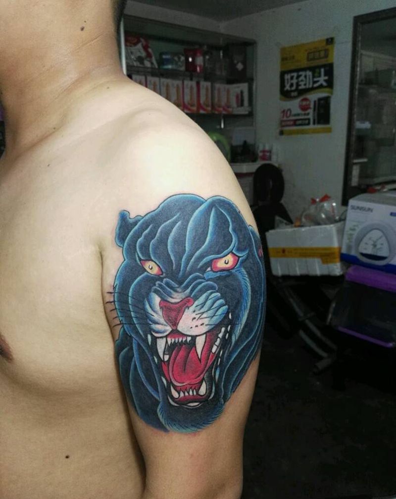 遮盖纹身图片_肩部胸部背部臀部手臂腿部传统动物成品纹身图案