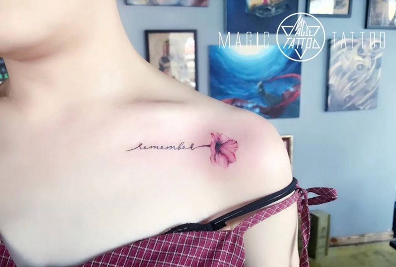 小清新纹身图片