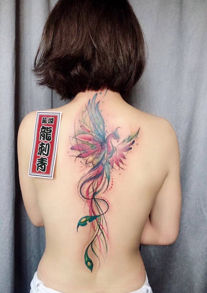 凤凰纹身图片