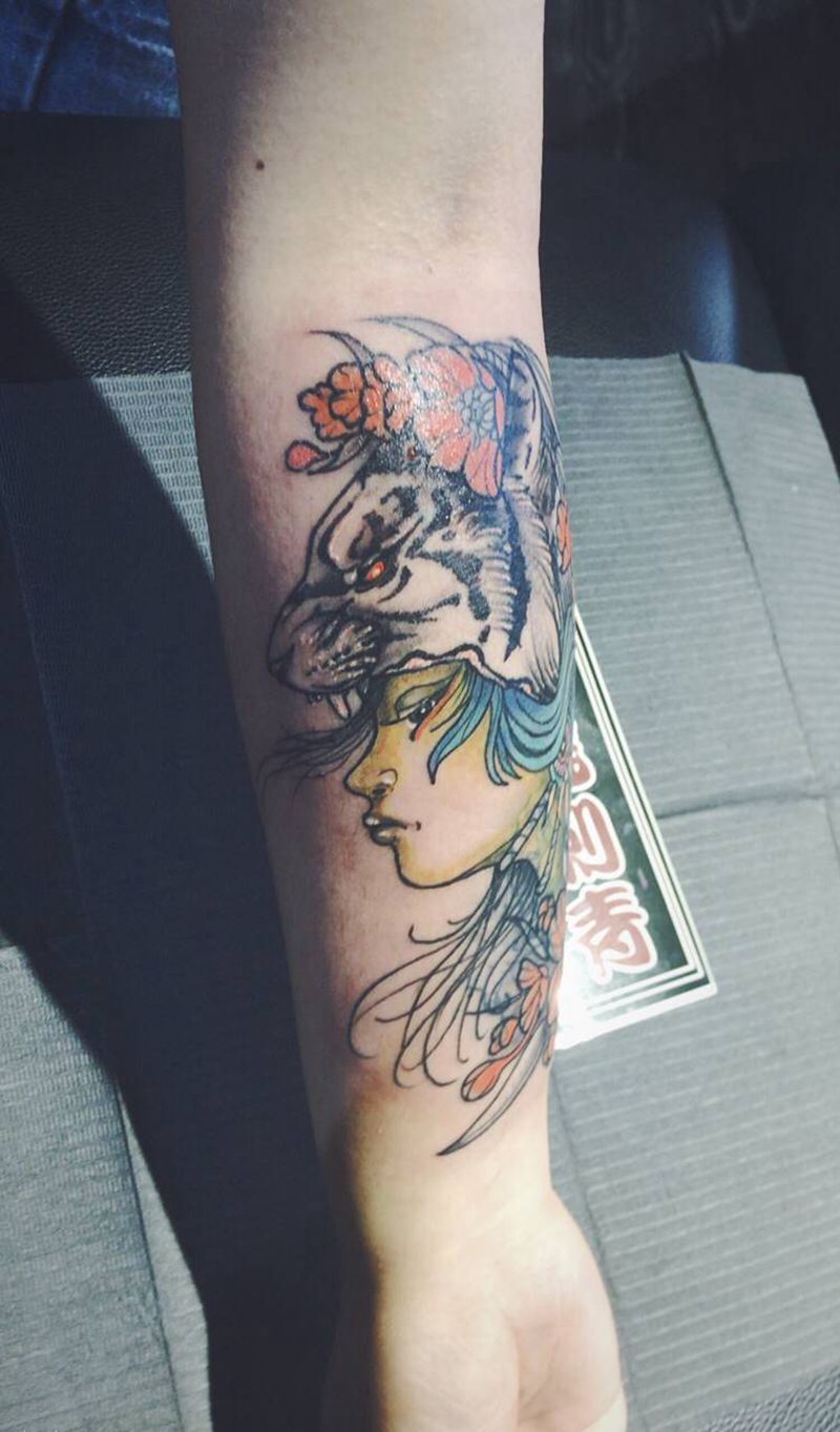 遮盖纹身图片_New School纹身图案