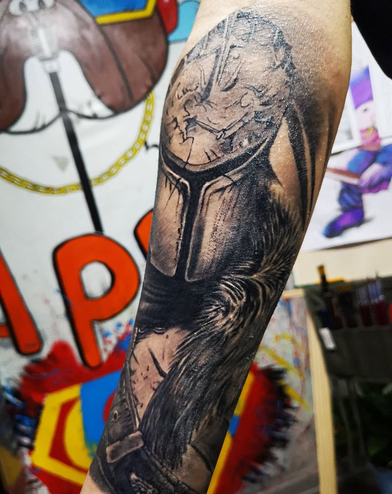 恢复照纹身图片_手臂手部欧美写实纹身图案