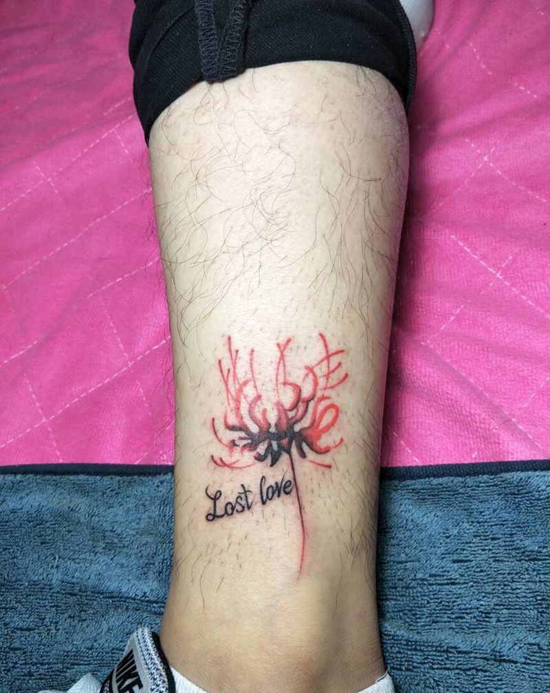 彼岸花纹身图片