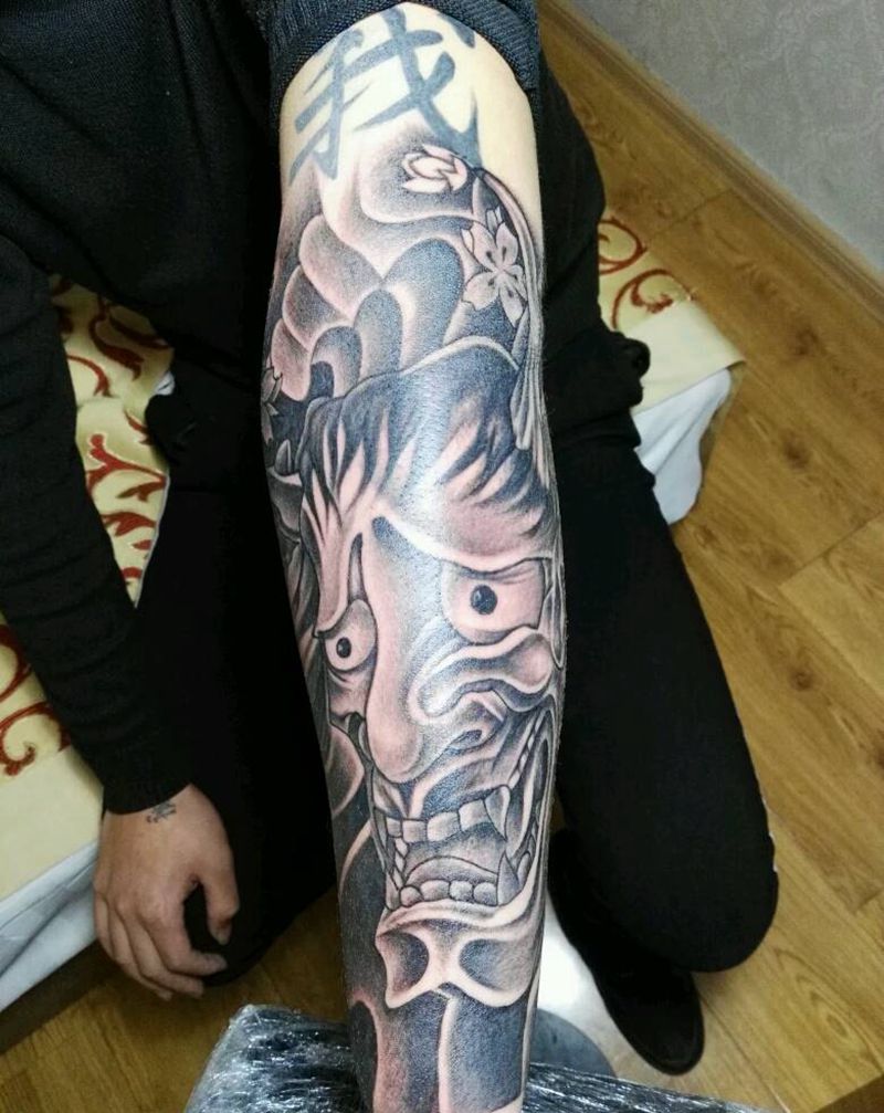 般若包小臂纹身图片