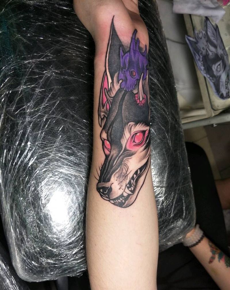 遮盖失败纹身纹身图片_手臂欧美传统动物芜湖安徽宣城芜湖刺青宣城刺青成品纹身图案