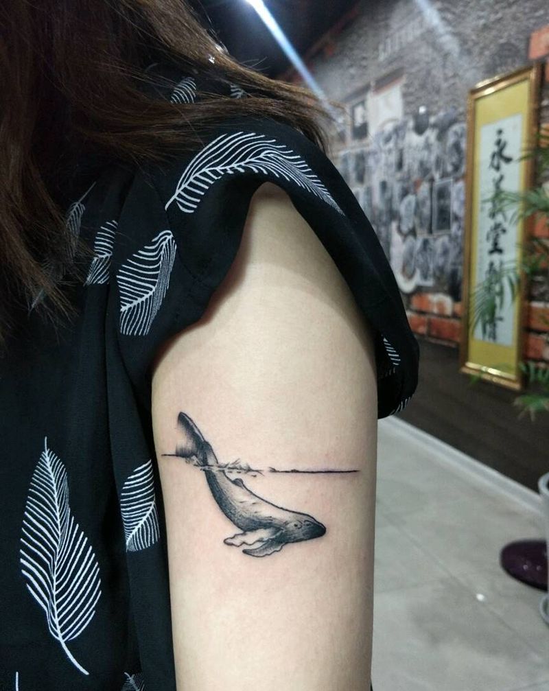 鲸鱼纹身图片