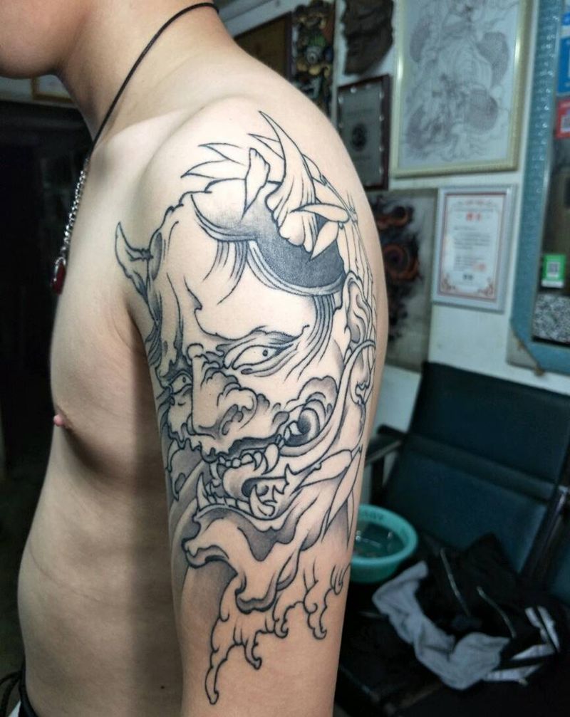 般若未完，恢复后纹身图片