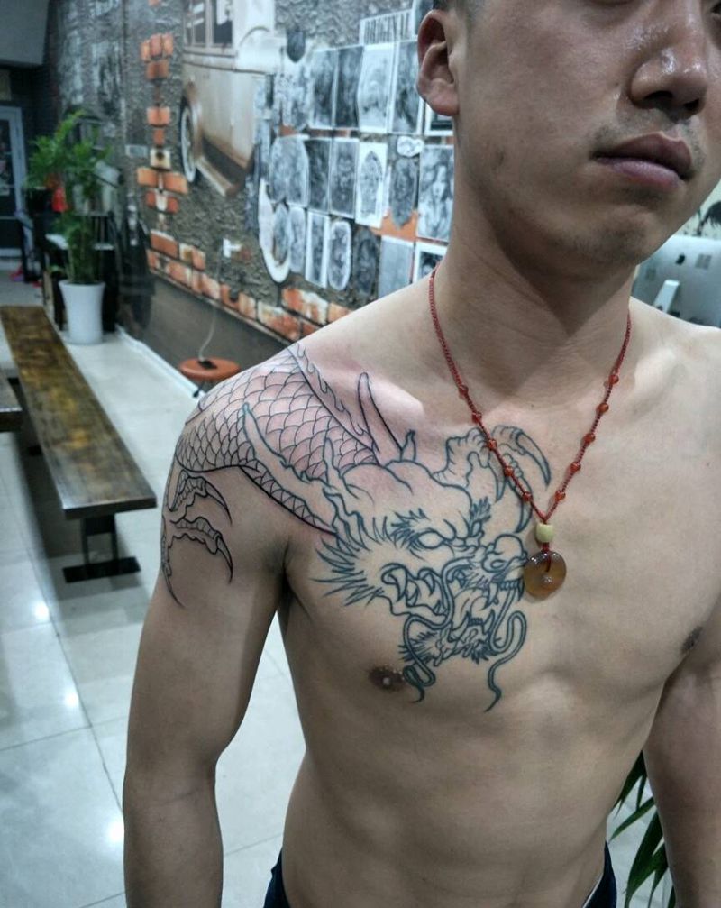 线条，未完待续纹身图片