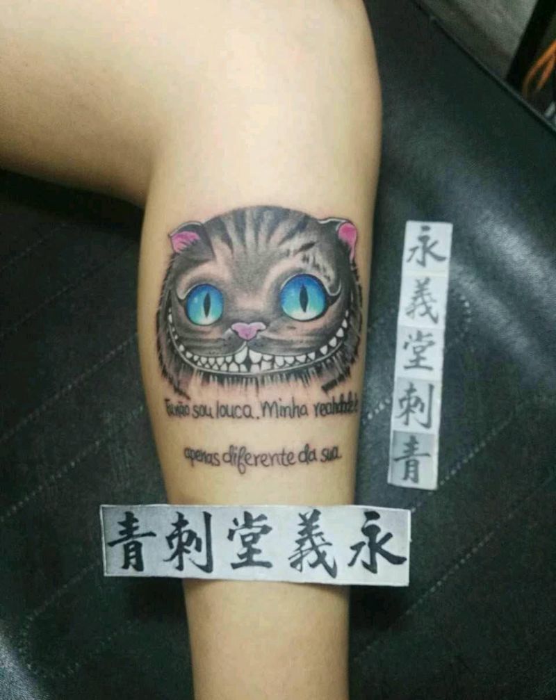 另一个手机拍的，猫纹身图片