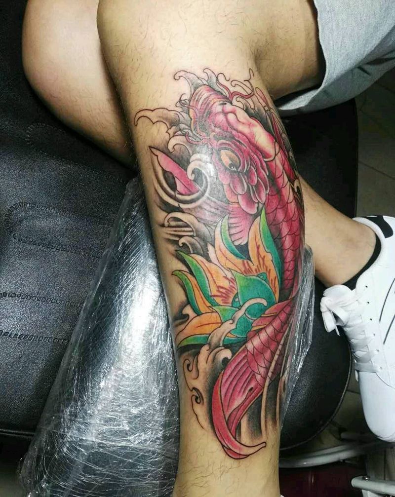 鲤鱼纹身图片