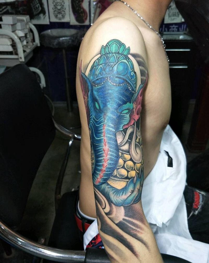 遮盖一个图腾纹身图片