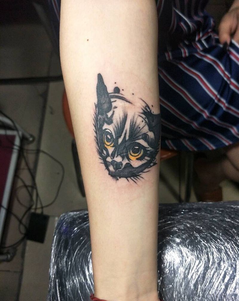 小猫纹身图片