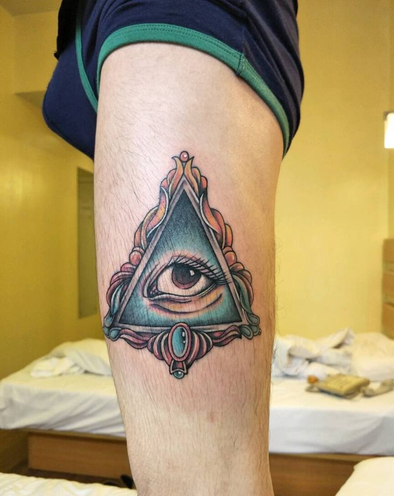 天使之眼纹身图片