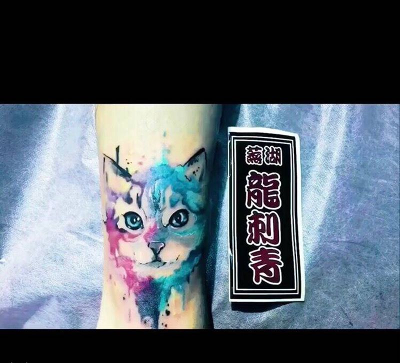 猫咪纹身图片