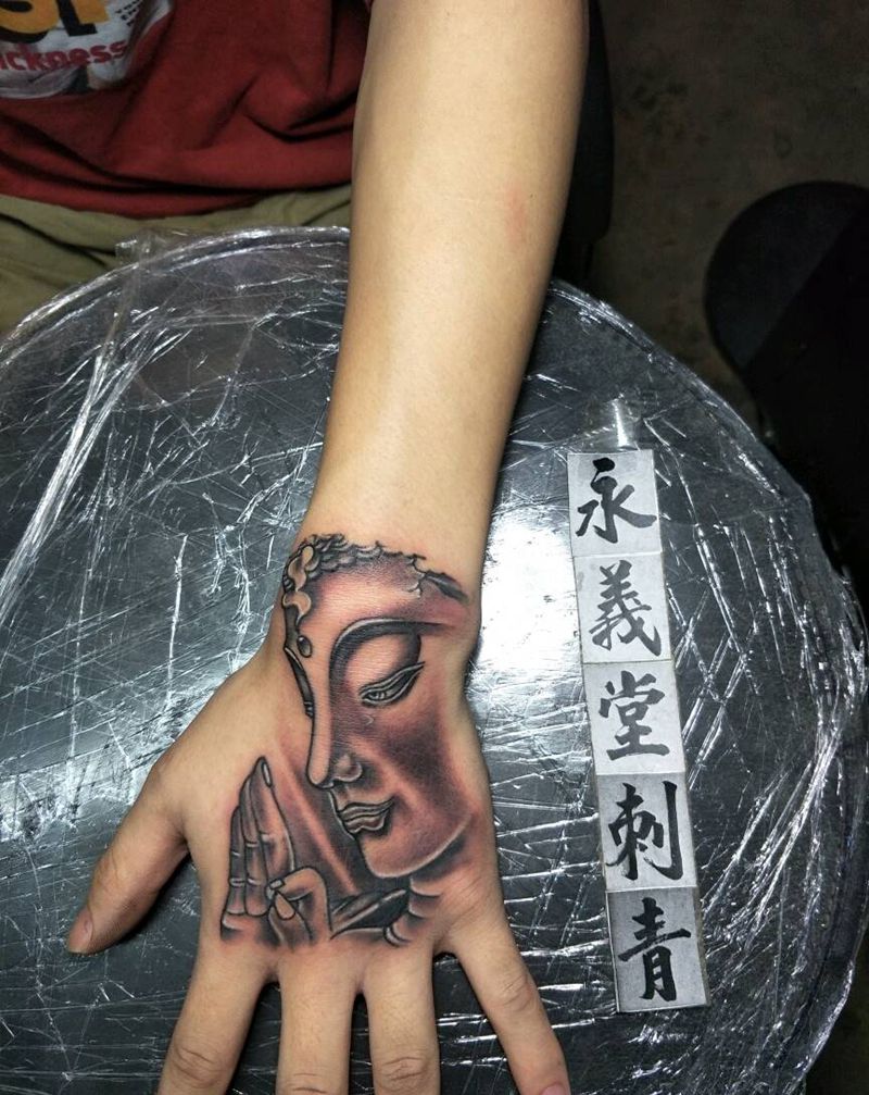 佛，客户坚持非要纹，我也劝了纹身图片