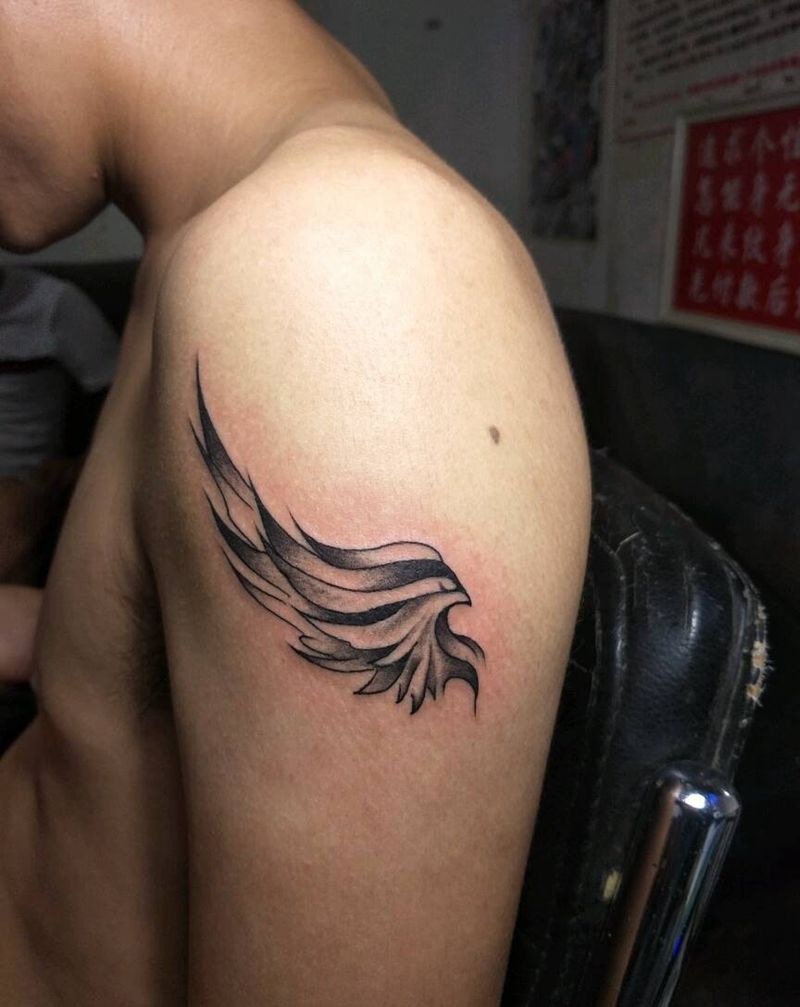 羽毛纹身图片