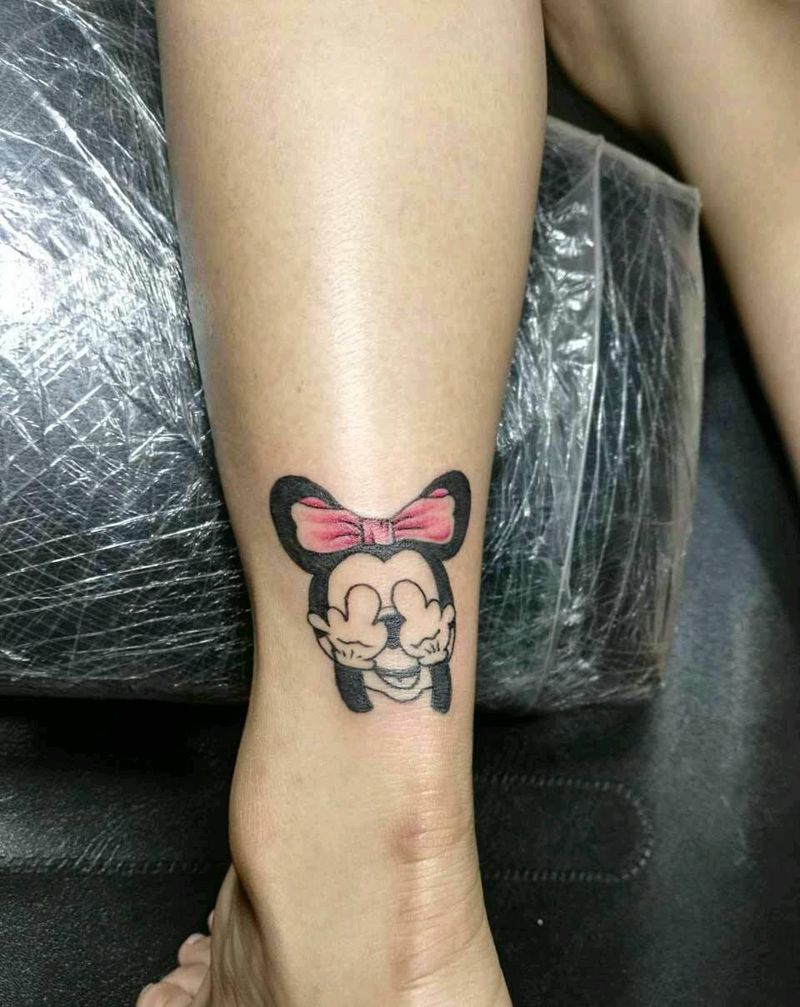 米妮纹身图片