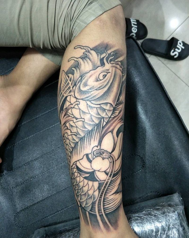 鱼，未完待续纹身图片