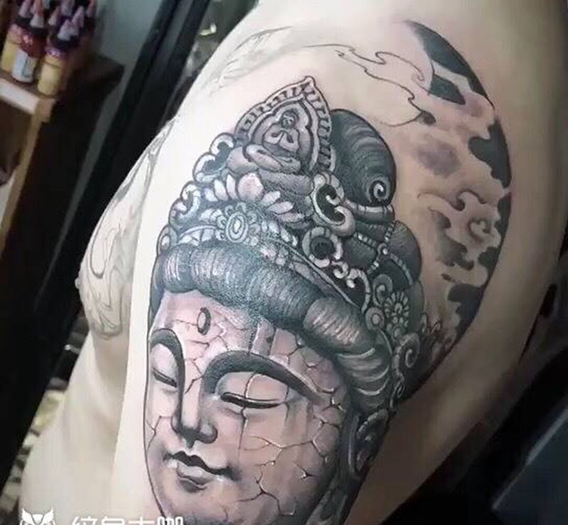 佛纹身图片