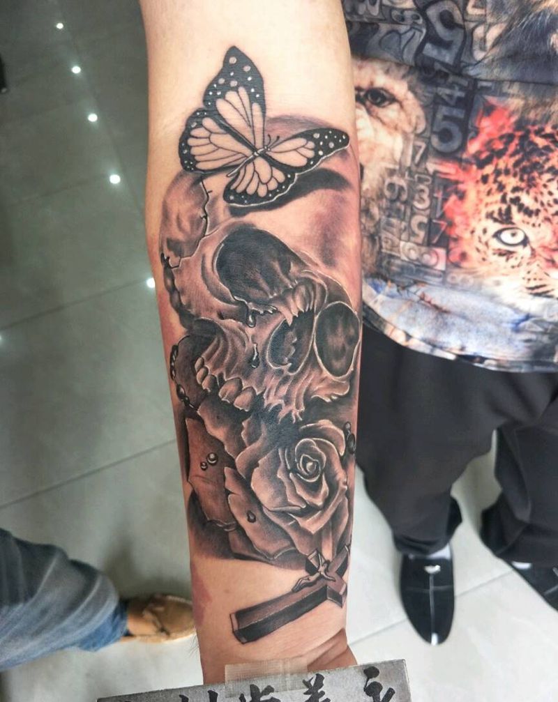 驻店师小彭作品纹身图片