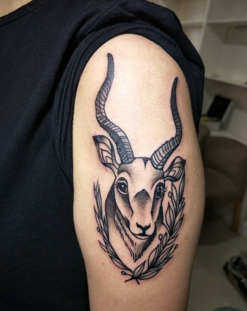 小羊纹身图片