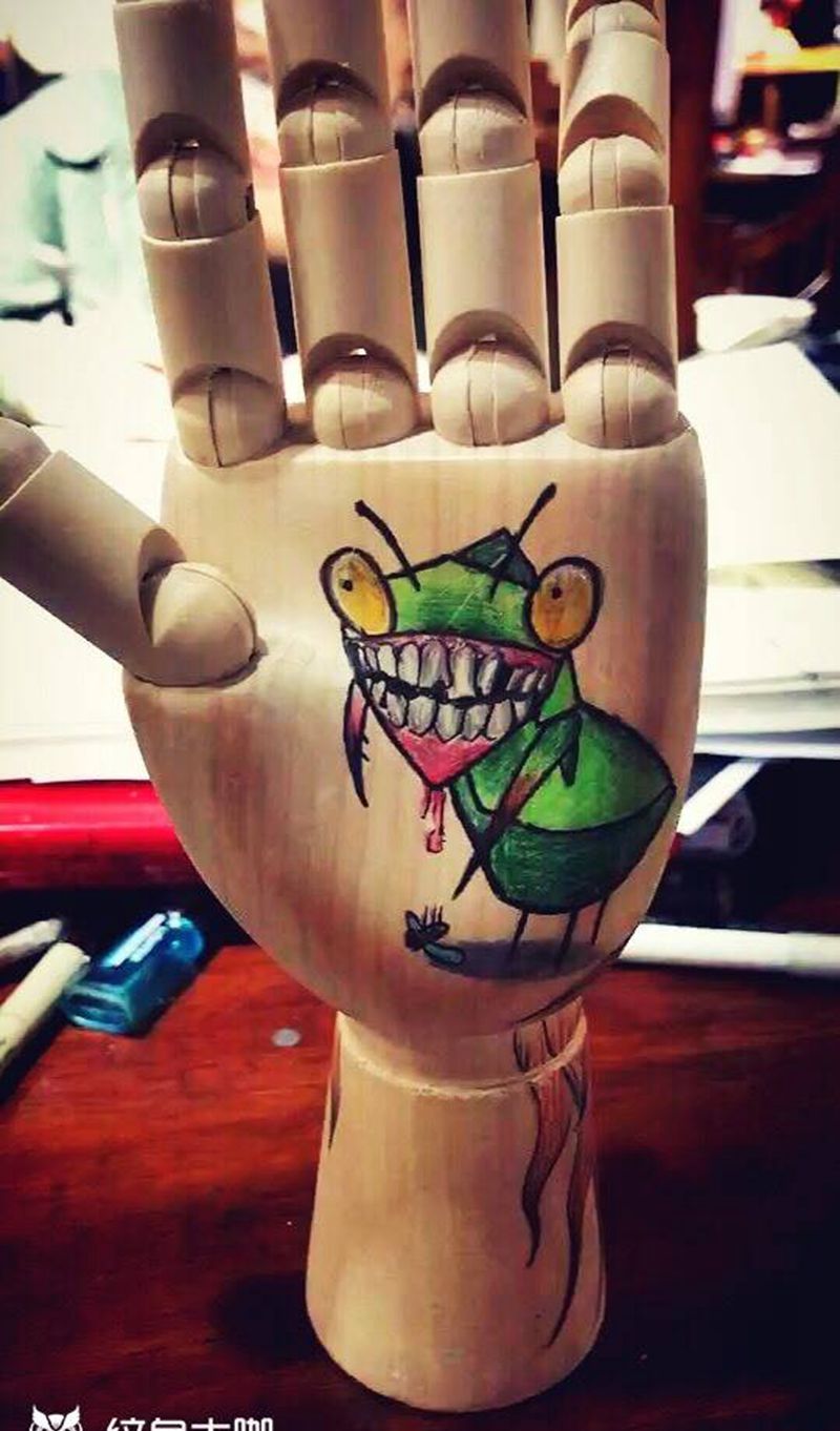 画着玩纹身图片