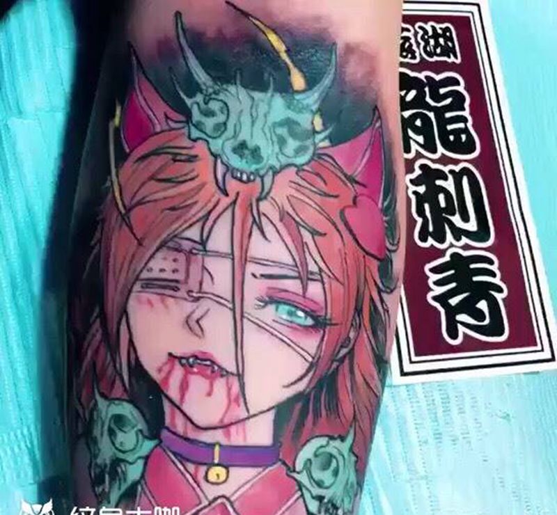 卡通纹身图片