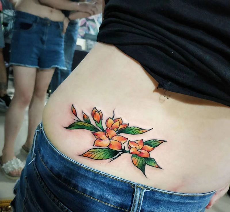 彩色小图纹身图片