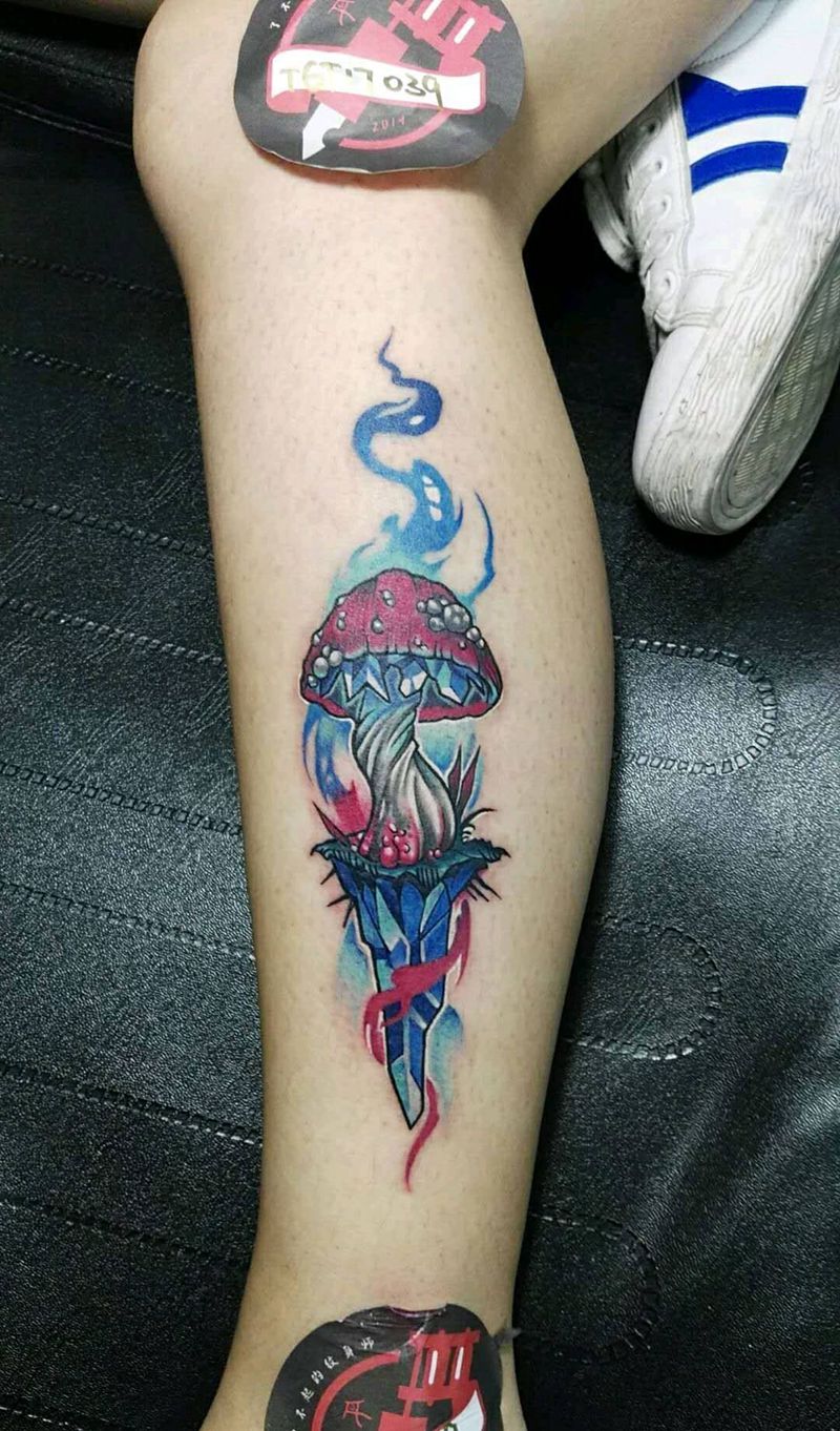 school风格纹身图片_腿部手臂New SchoolOld School纹身图案