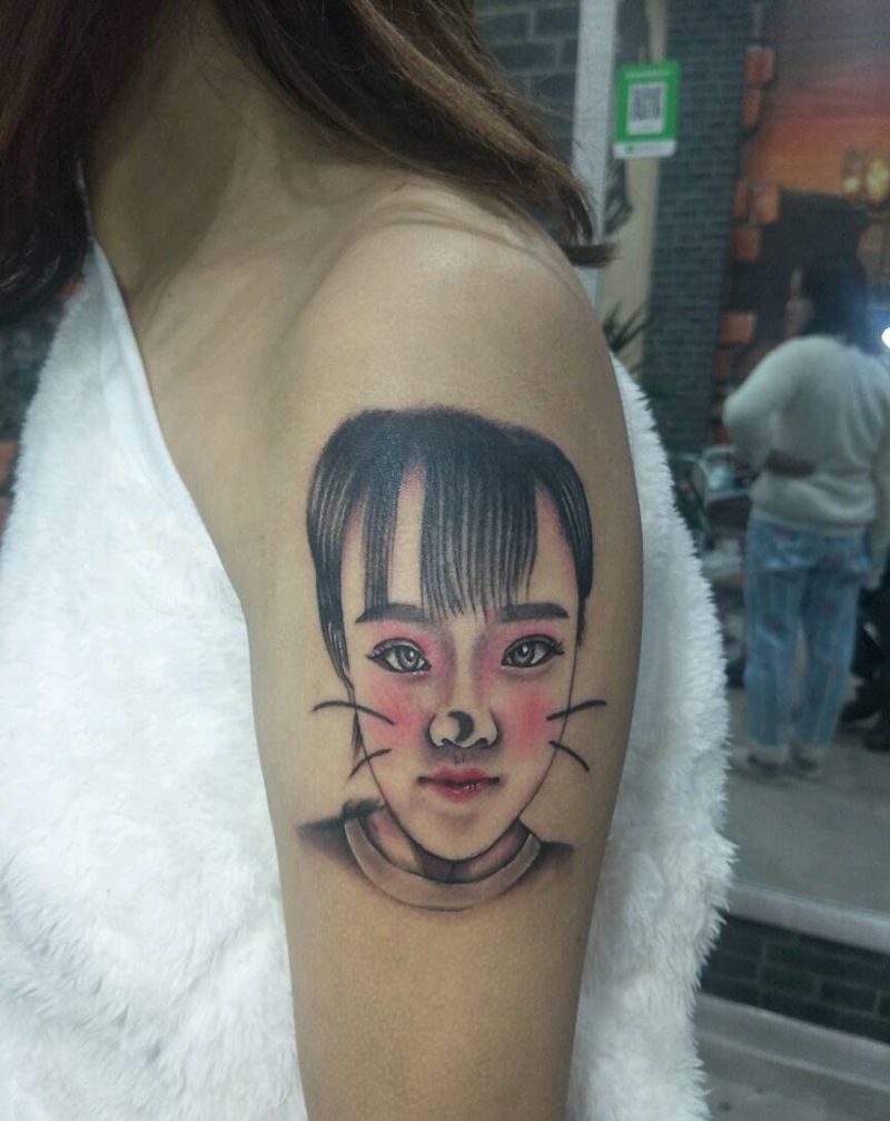 头像一个纹身图片