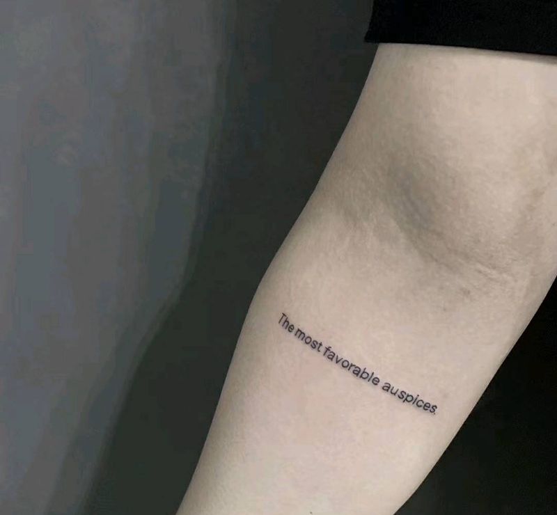 小字母纹身图片_小清新纹身图案