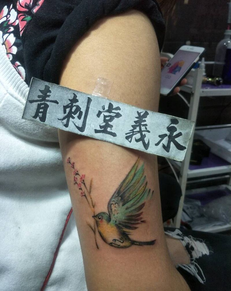 小鸟纹身图片