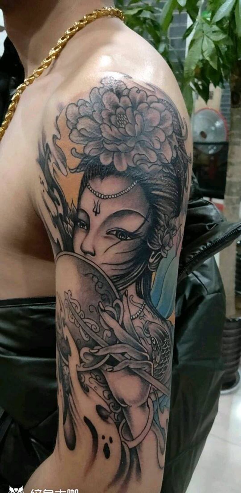 艺妓纹身图片