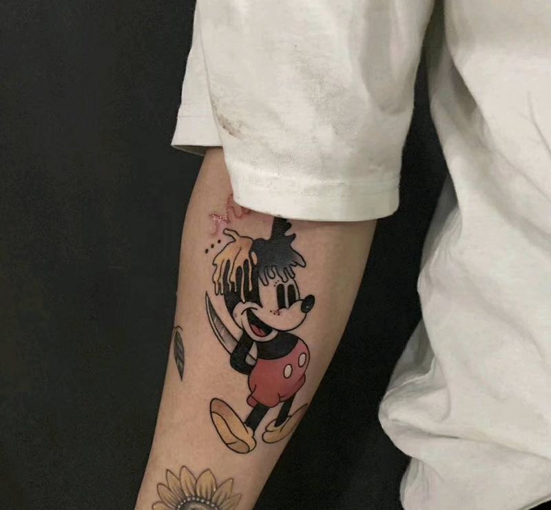 米奇纹身图片_Old School纹身图案