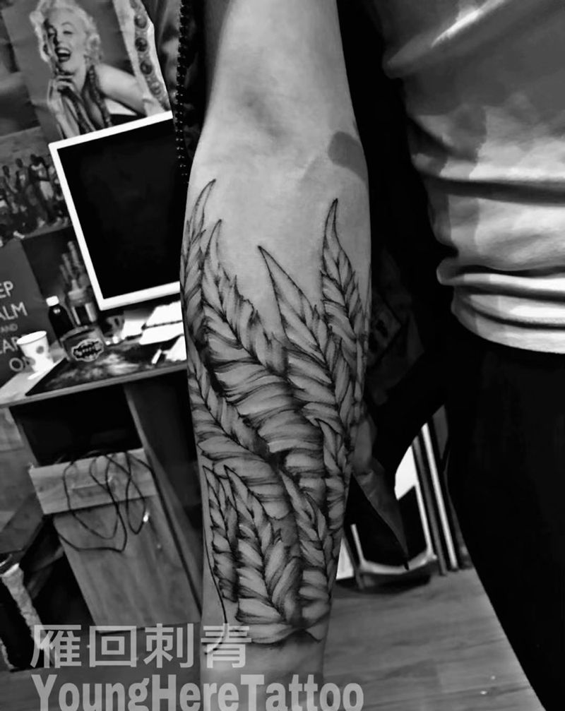 翅膀纹身图片