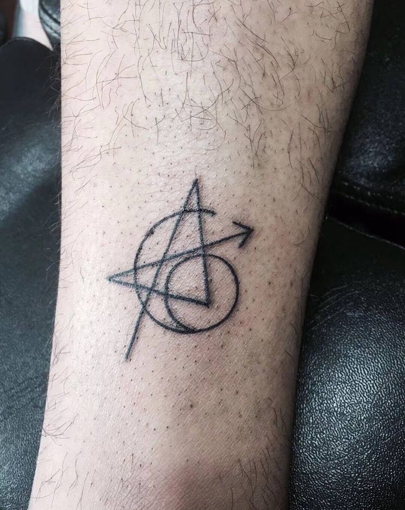 漫威初代英雄标志纹身图片