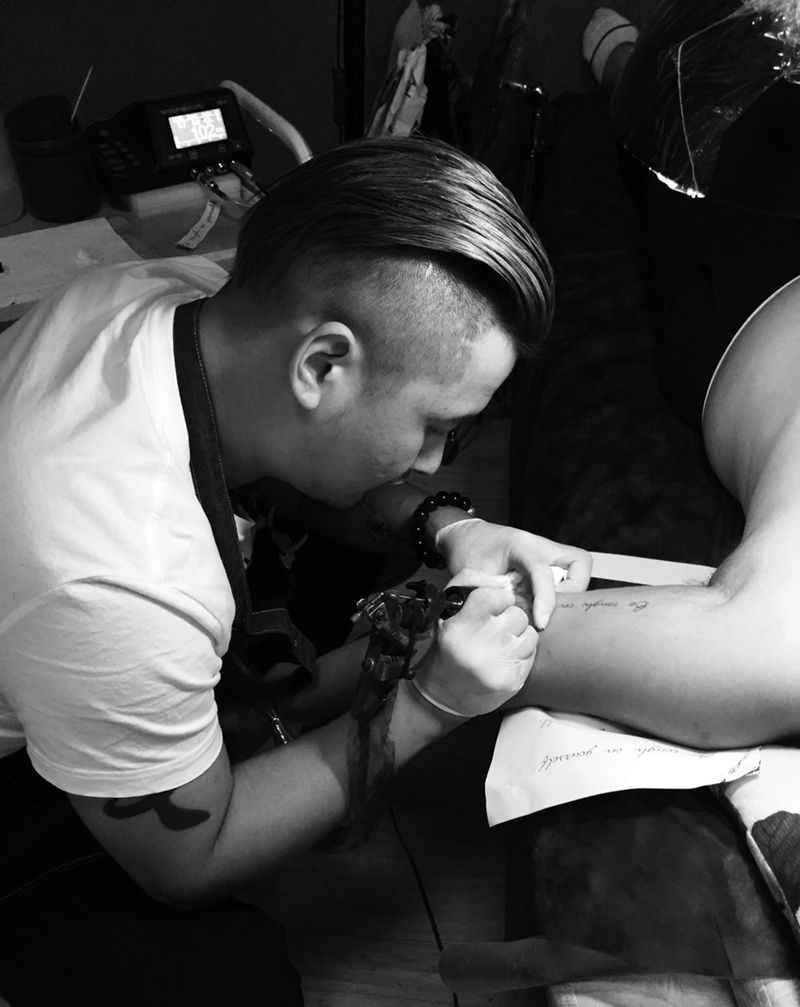 工作照纹身图片