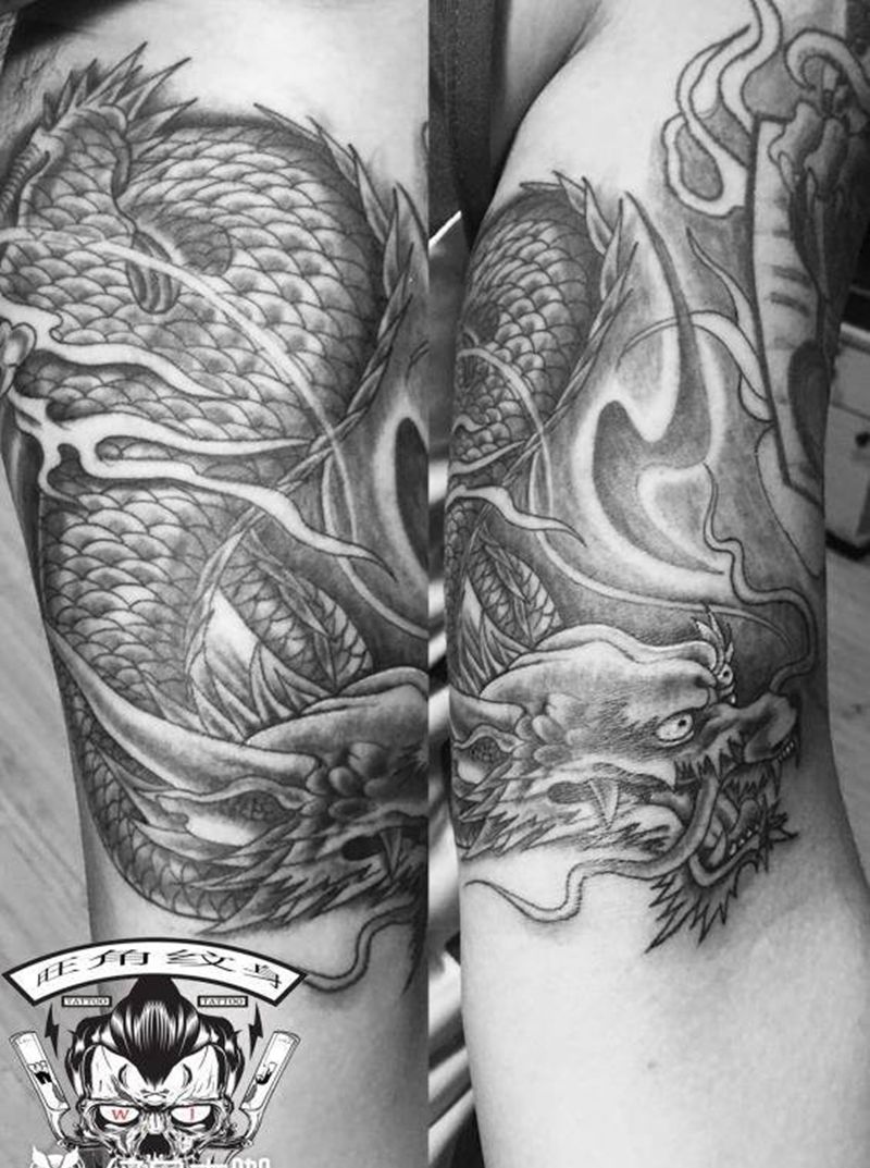 手臂内侧纹身图片