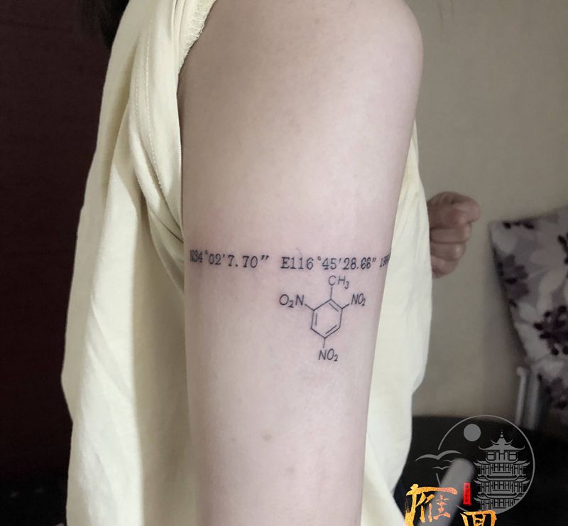 给我上化学课来了？纹身图片_手臂纹身图案
